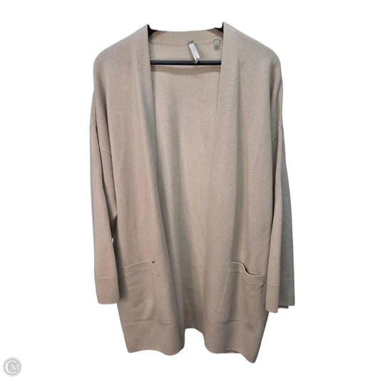Sweater Cardigan Cashmere By Vince In Tan, Size: M