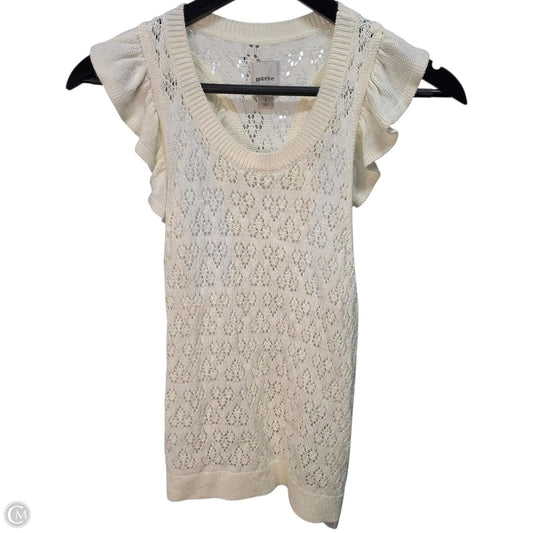 Top Sleeveless Basic By Maeve In Cream, Size: S