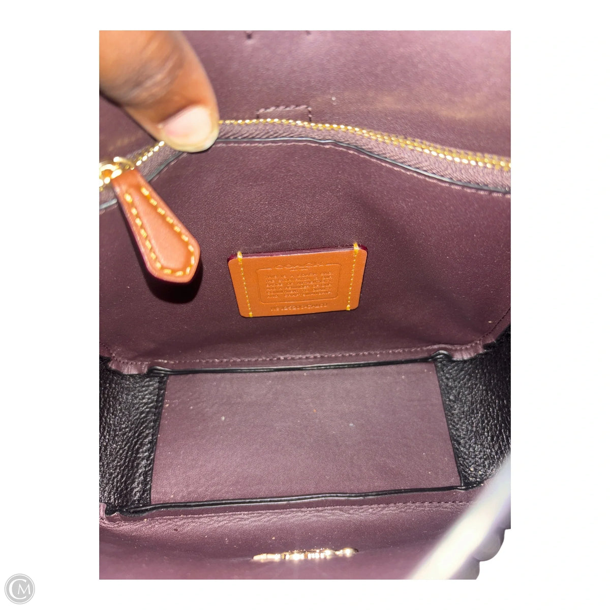 Handbag Designer By Coach, Size: Small