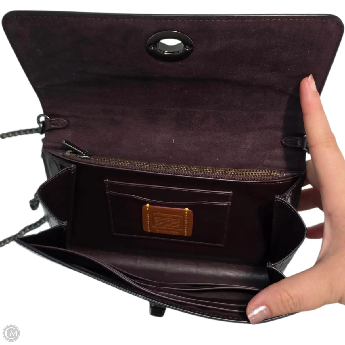 Handbag Designer By Coach, Size: Small