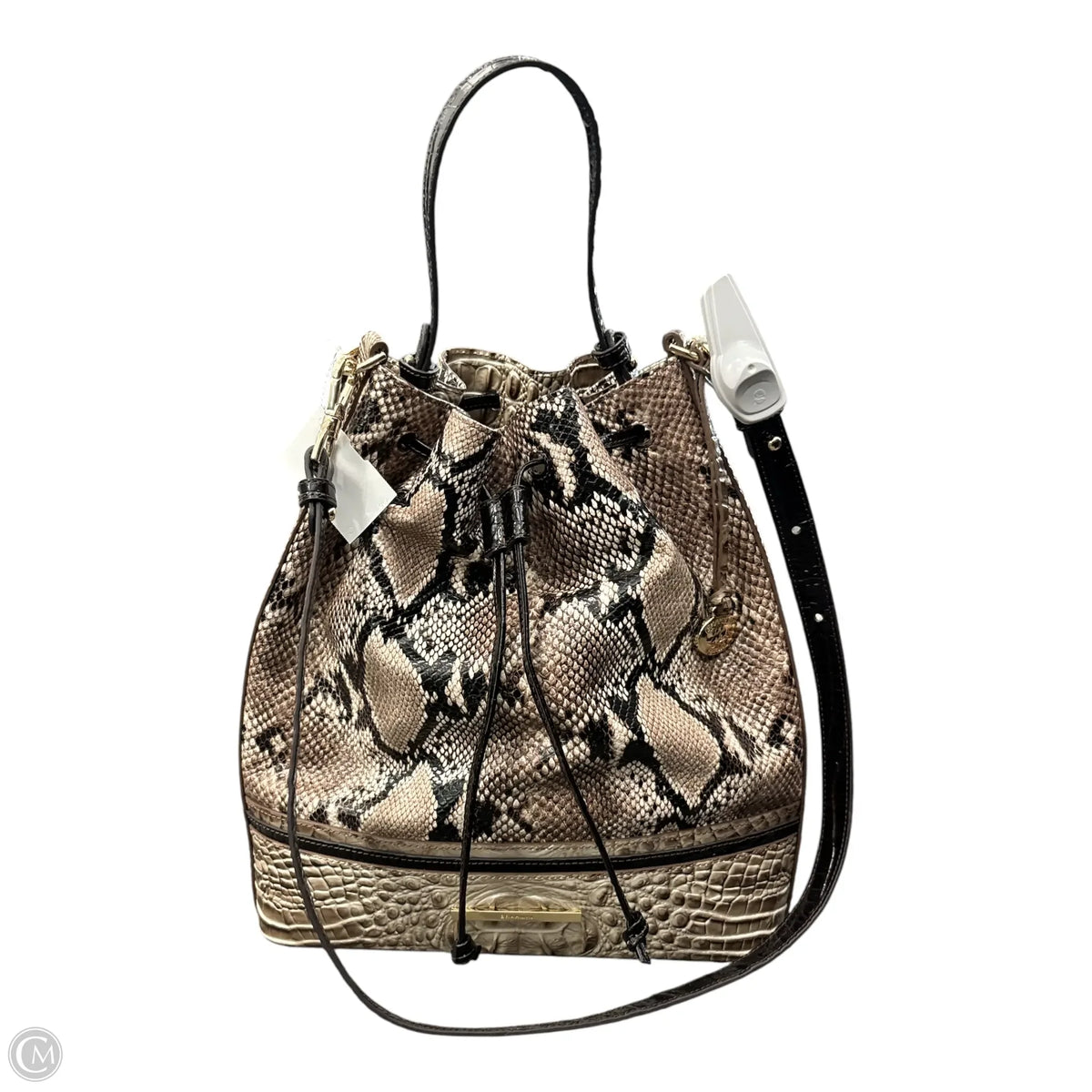 Handbag Designer By Brahmin, Size: Large