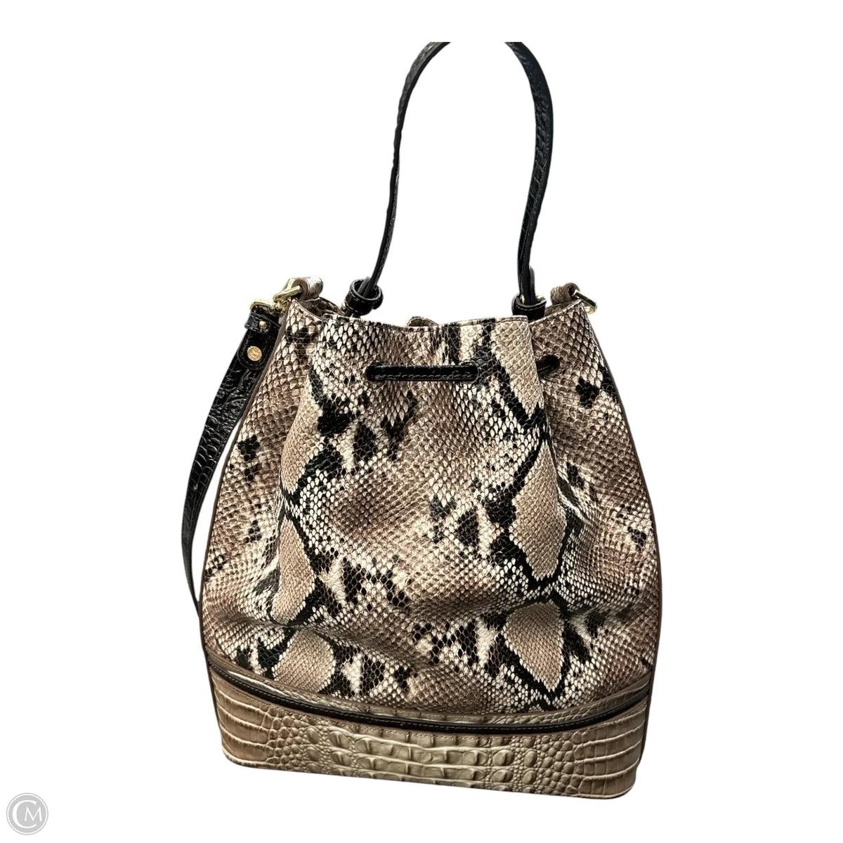 Handbag Designer By Brahmin, Size: Large