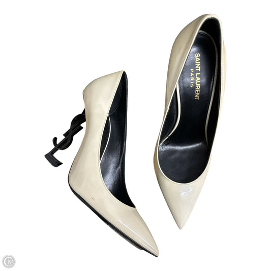 Shoes Luxury Designer By Yves Saint Laurent In Cream