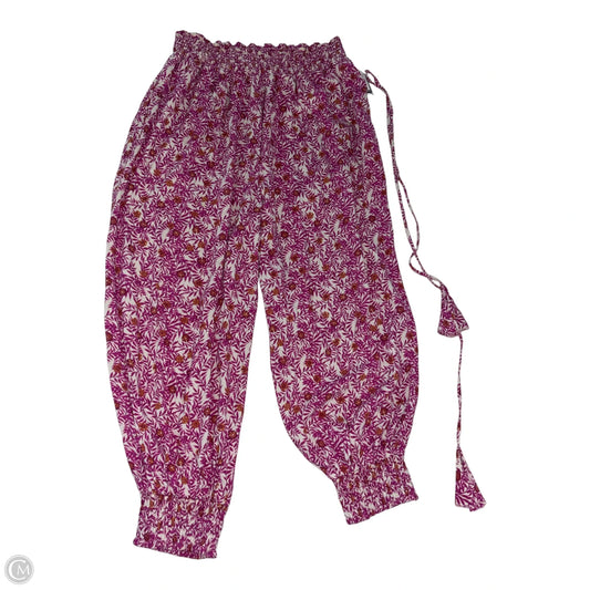 Pants Joggers By Anthropologie In Pink, Size: Xl