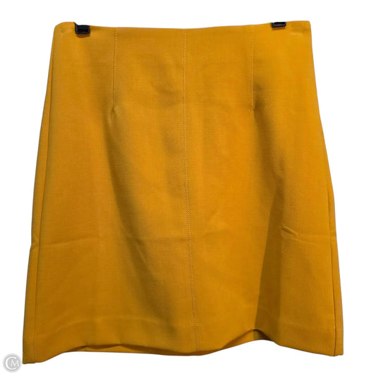 Skirt Midi By Ann Taylor In Yellow, Size: 0p