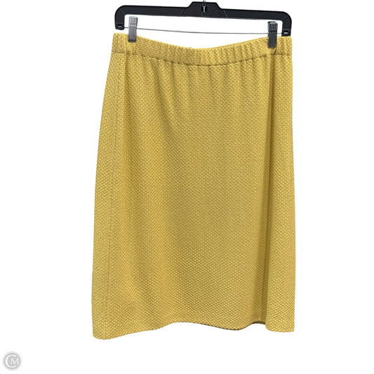 St John Collection Skirt In Yellow, Size: 8