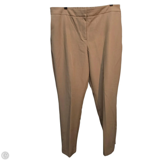 Pants Dress By Adrienne Vittadini In Tan, Size: 16
