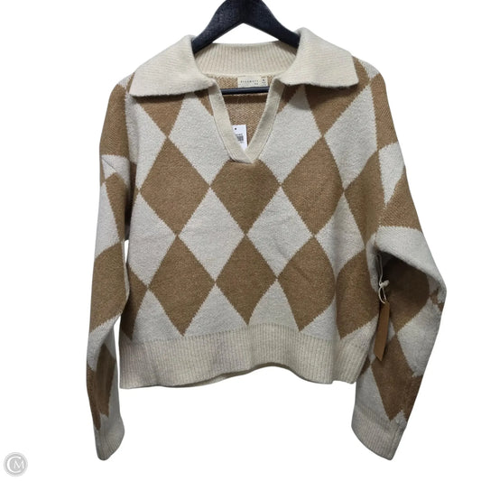 Sweater By Clothes Mentor In Tan, Size: Xl