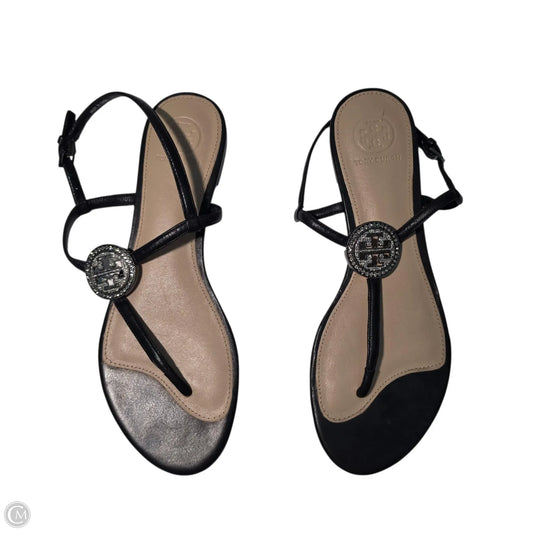 Sandals Designer By Tory Burch In Black, Size: 7