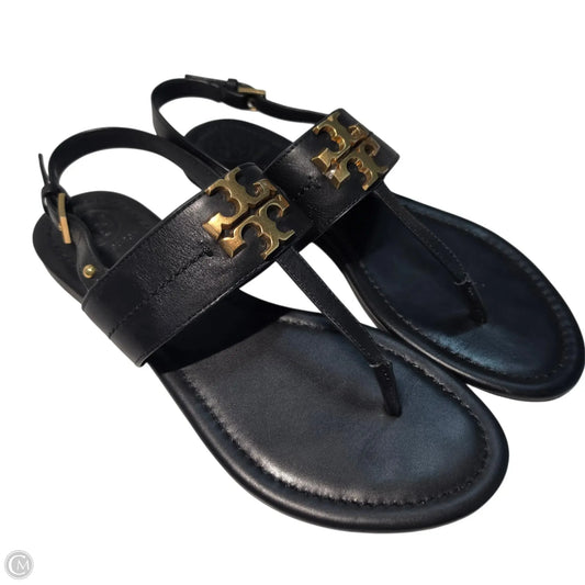 Sandals Designer By Tory Burch In Black, Size: 7