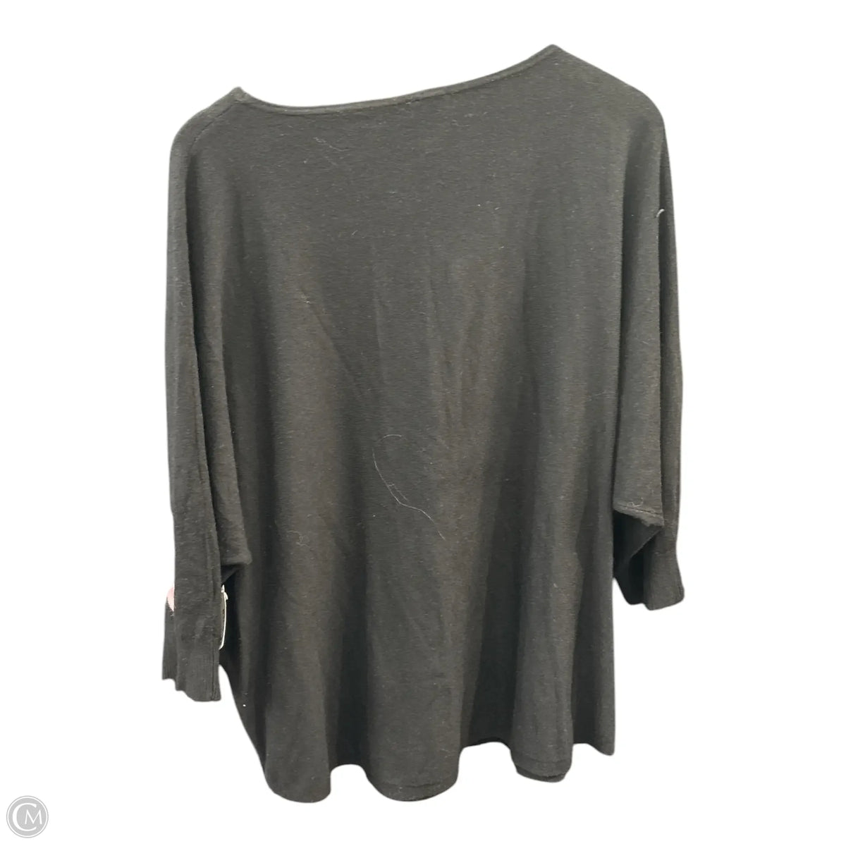Aaeda Long Sleeve Top with Flowers, Size: 3X