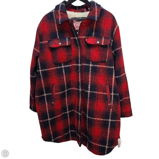 Coat Other By Levis In Blue & Red, Size: Xl
