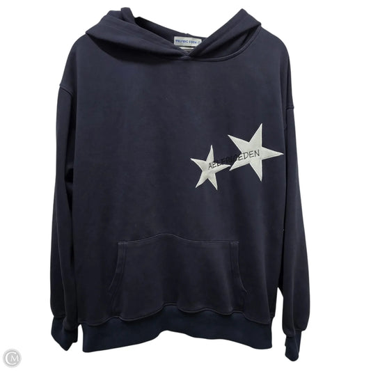 Sweatshirt Hoodie By Clothes Mentor In Blue, Size: S