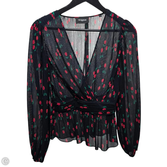 Top Long Sleeve Basic By The Kooples In Black, Size: S