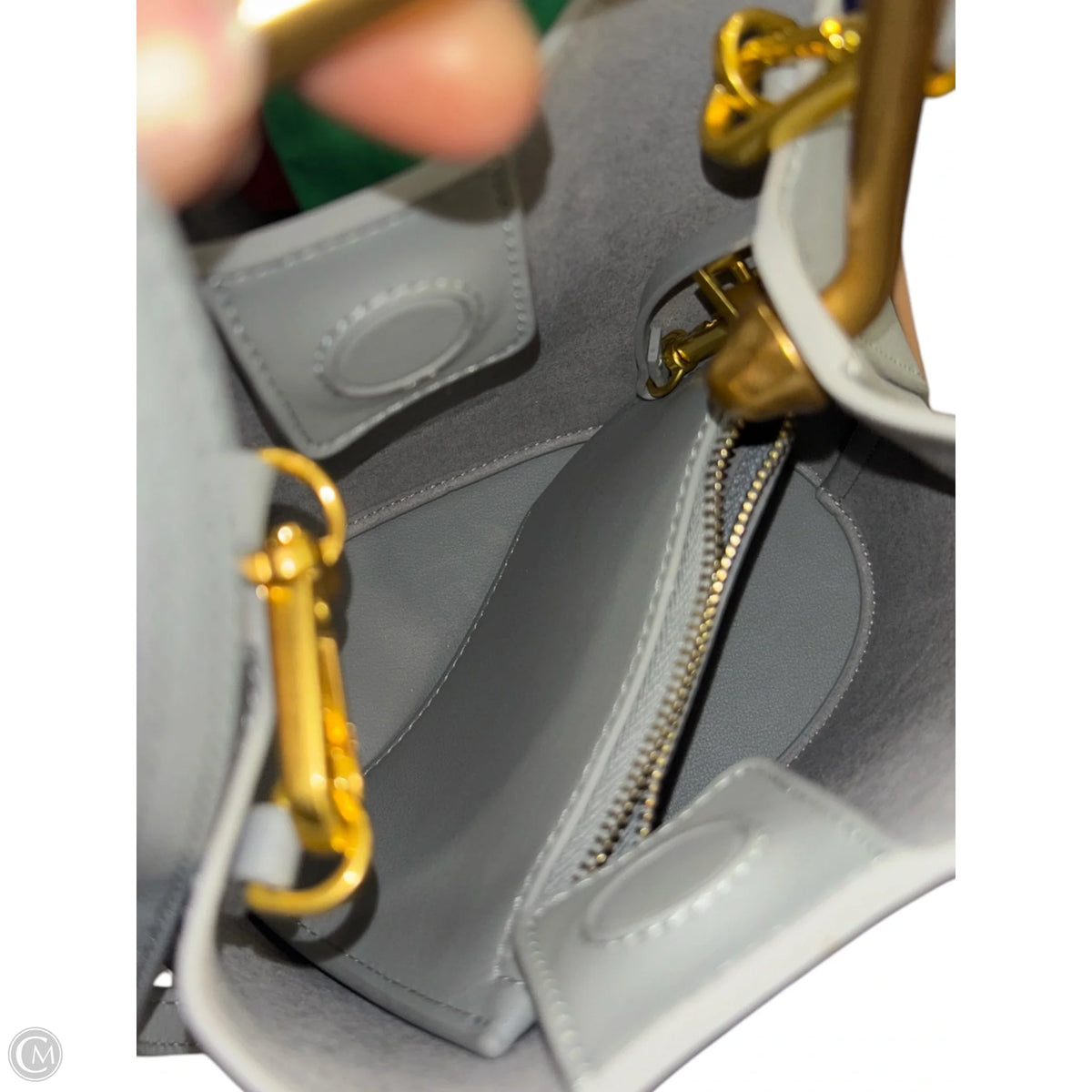 Handbag Leather By Clothes Mentor, Size: Small