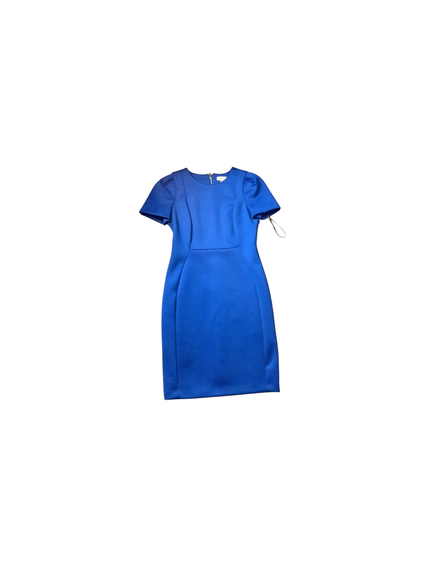 Dress Casual Midi By Calvin Klein In Blue, Size: 10