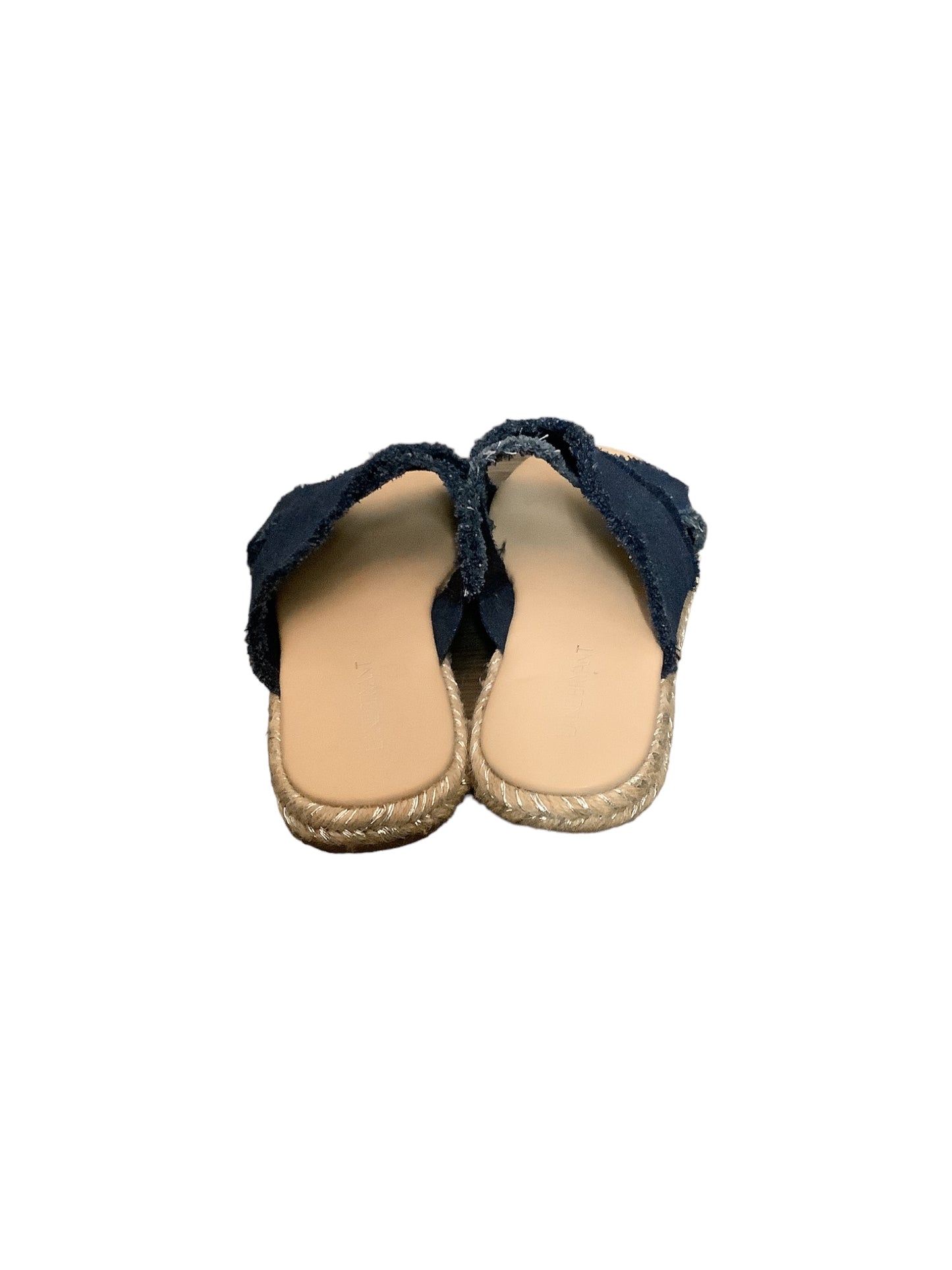 Blue Denim Sandals Flats Lane Bryant, Size 7