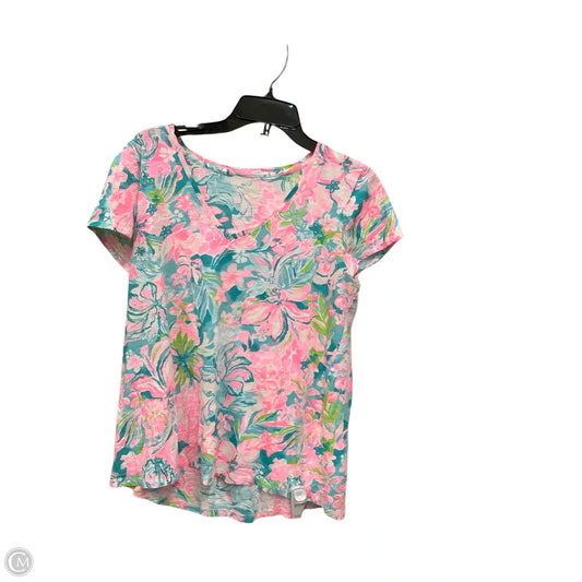 Top Short Sleeve Basic By Lilly Pulitzer In Pink, Size: L