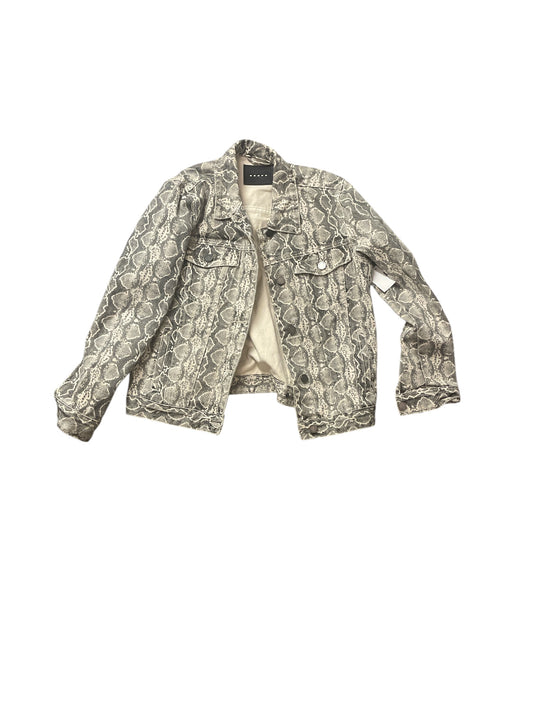 Jacket Denim By Blanknyc In Snakeskin Print, Size: S