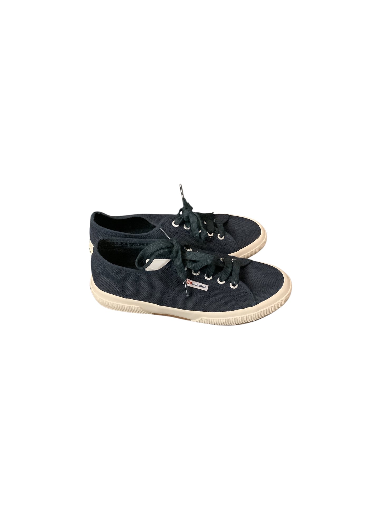 Shoes Sneakers By Superga In Navy, Size: 7.5