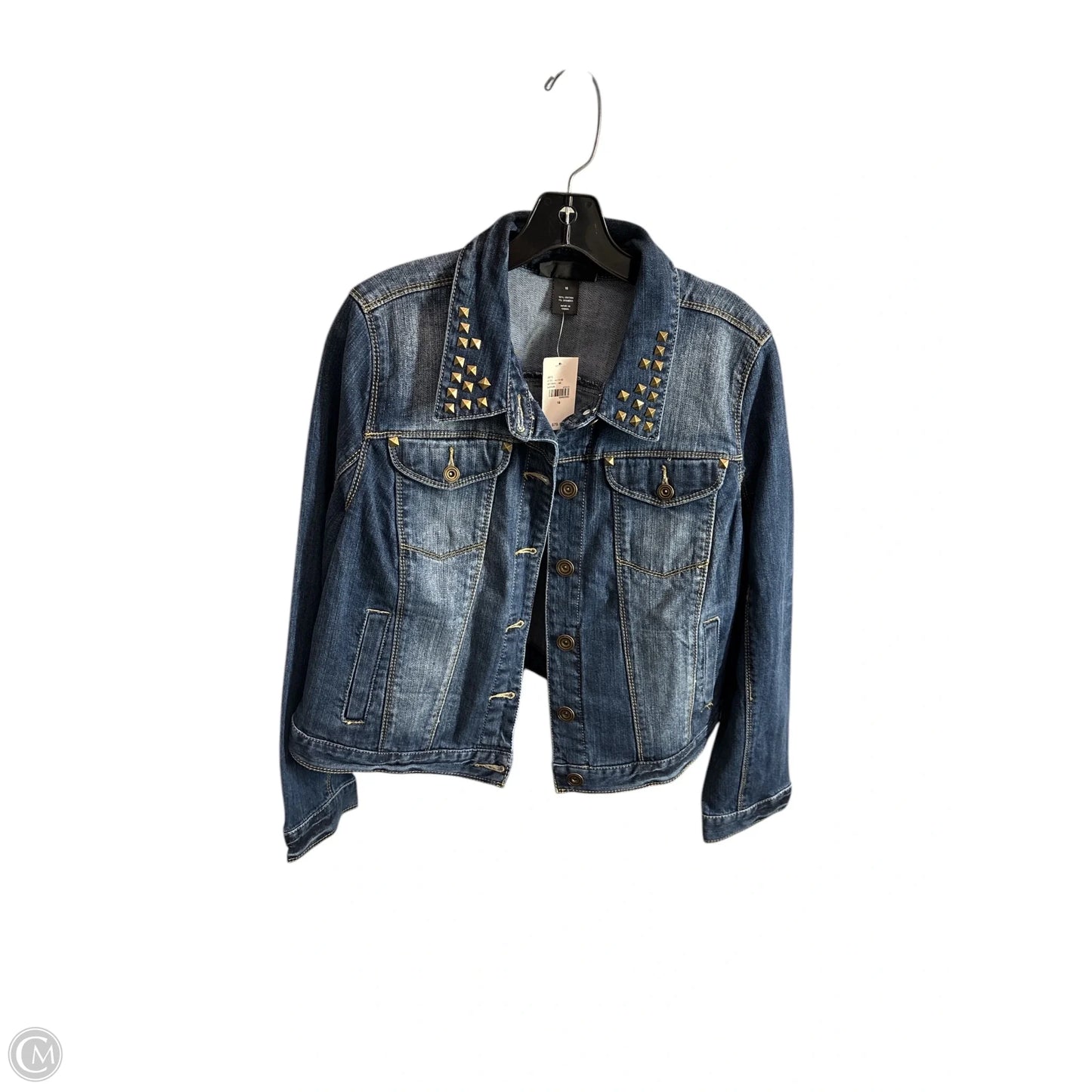 Jacket Denim By Lane Bryant In Blue Denim, Size: 16