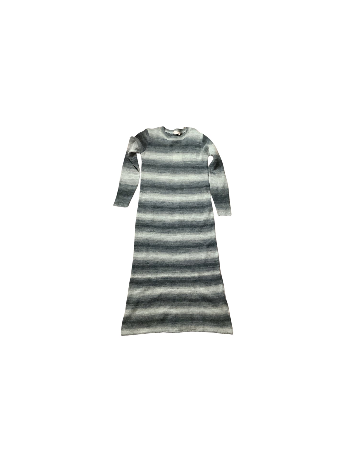 Dress Sweater By Zara In Grey, Size: M