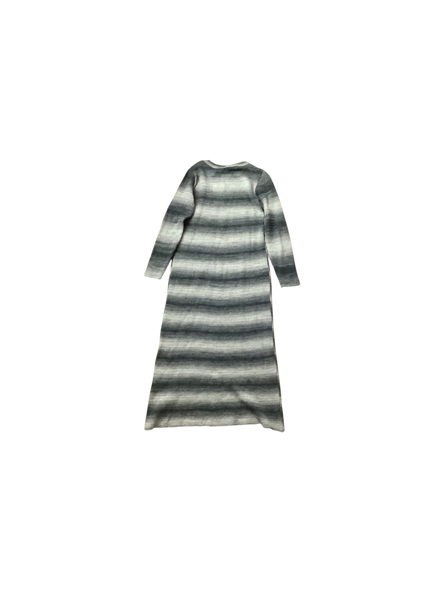 Dress Sweater By Zara In Grey, Size: M