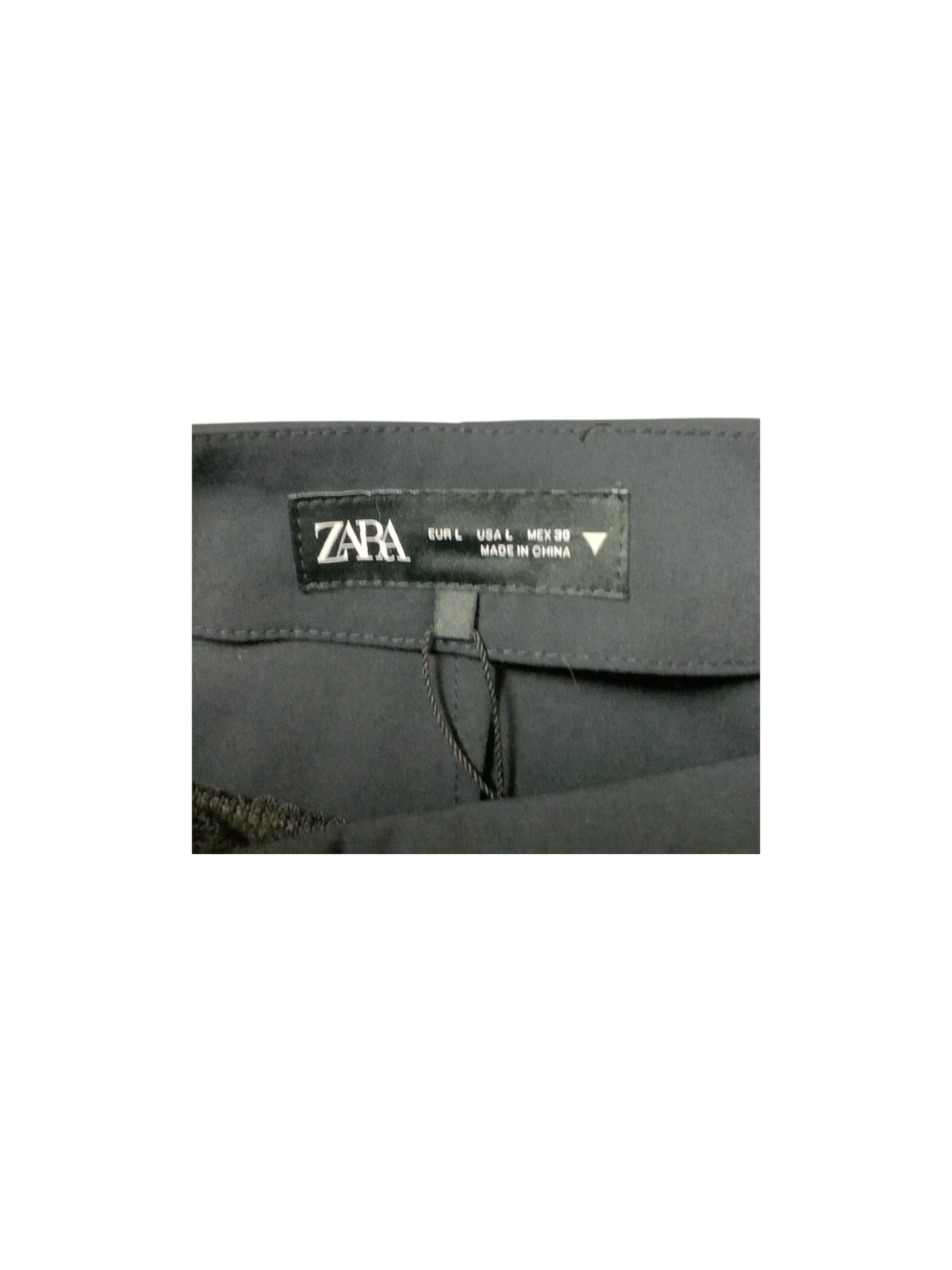 Skirt Midi By Zara In Navy, Size: L