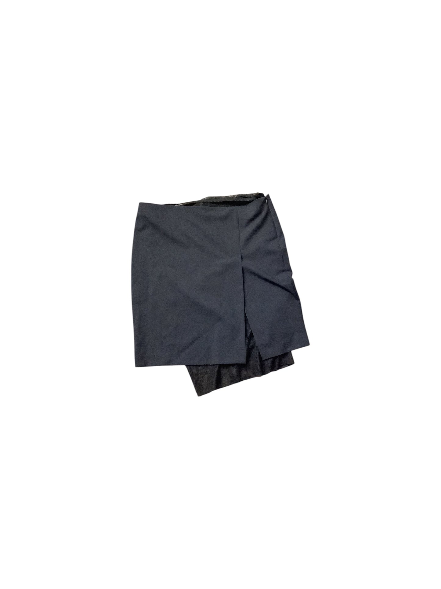 Skirt Midi By Zara In Navy, Size: L