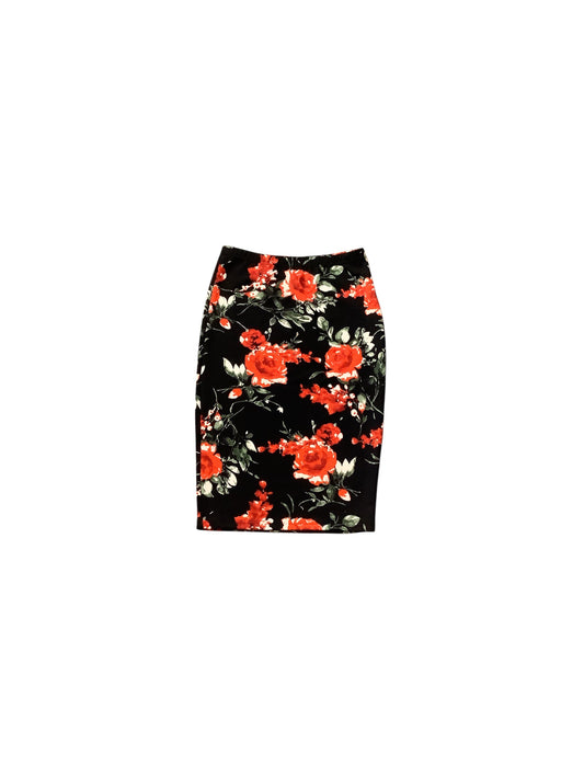 Skirt Midi By Shein In Floral Print, Size: Xl