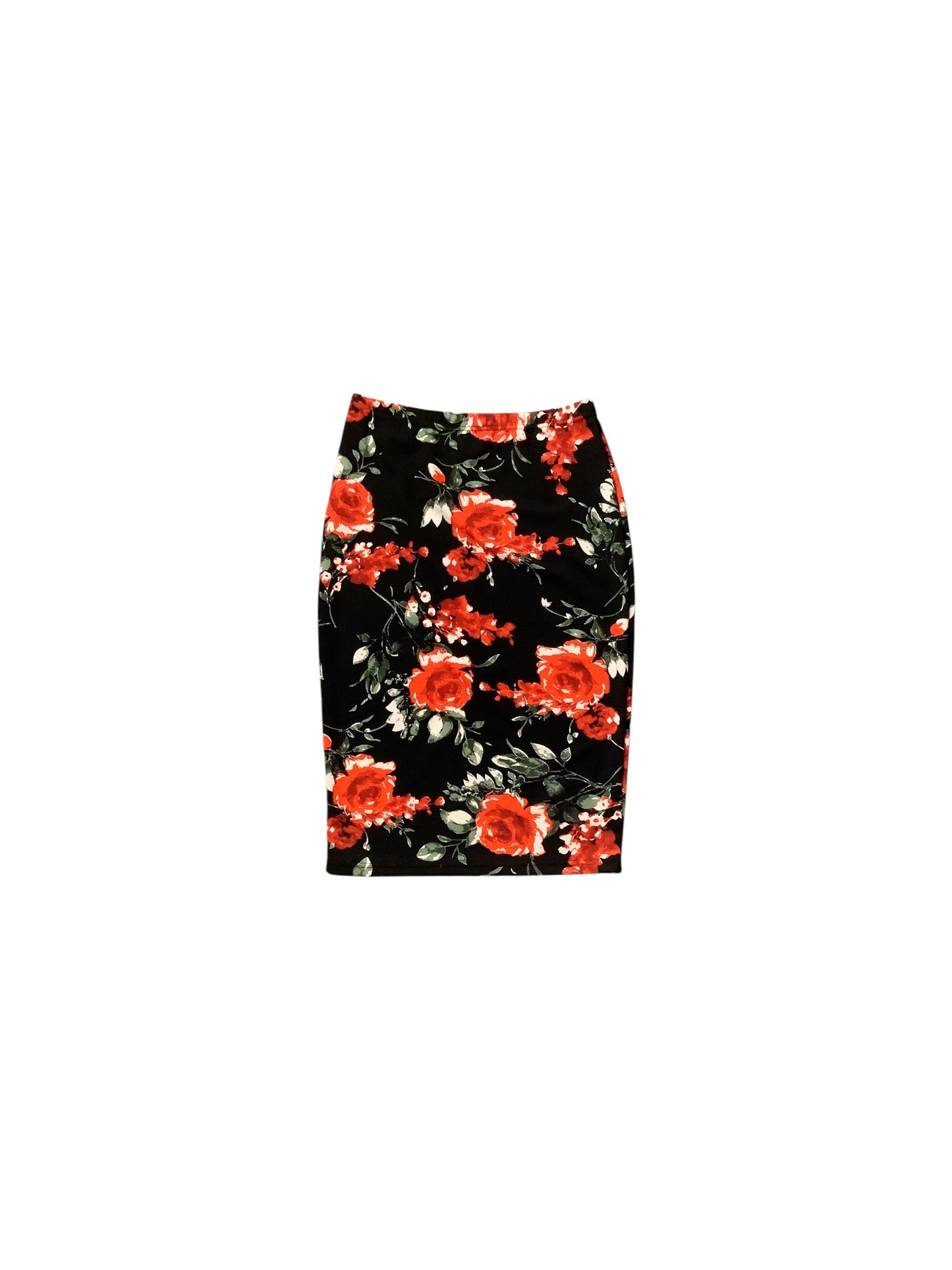 Skirt Midi By Shein In Floral Print, Size: Xl