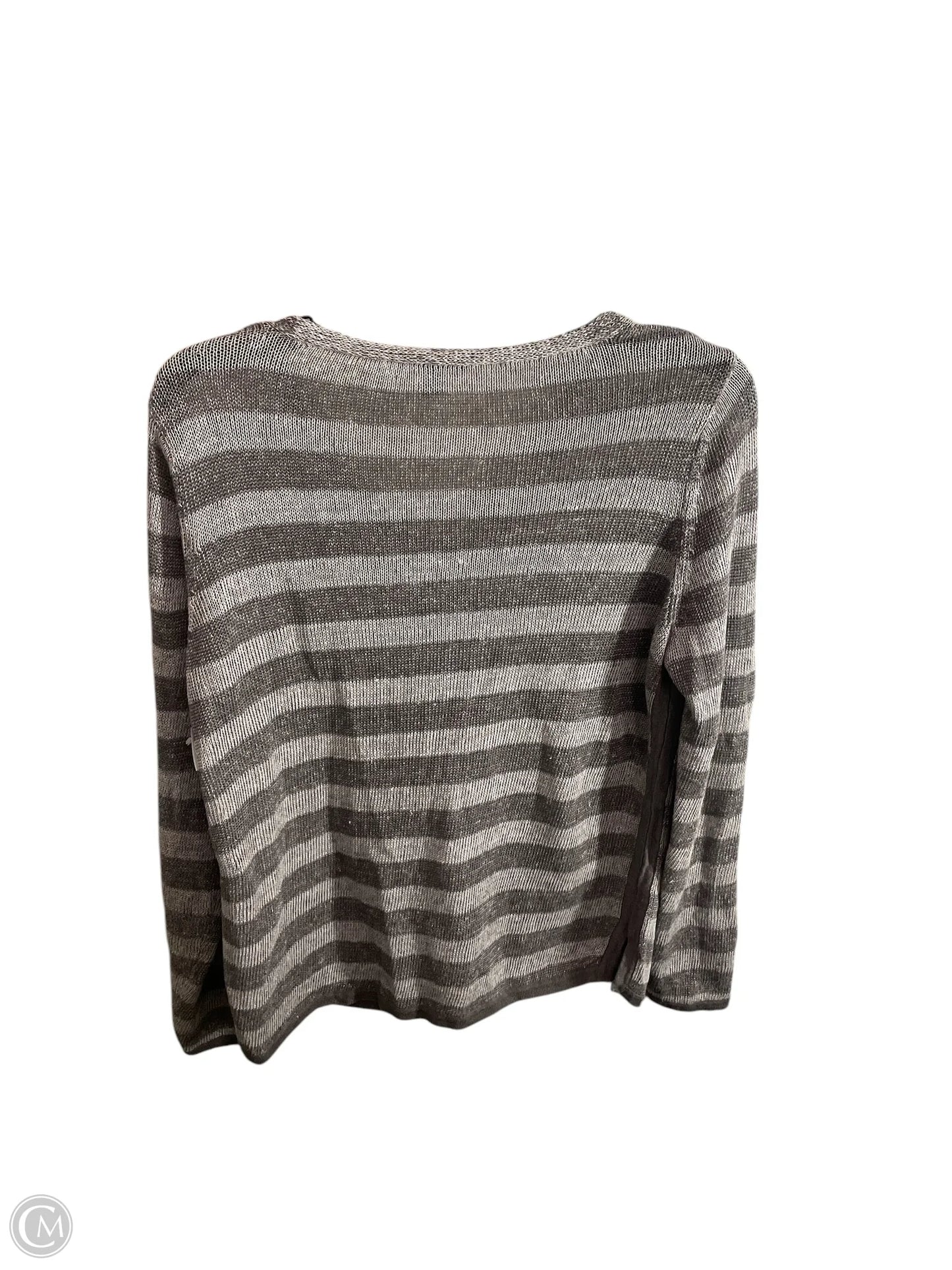 Top Long Sleeve By Eileen Fisher In Grey, Size: S