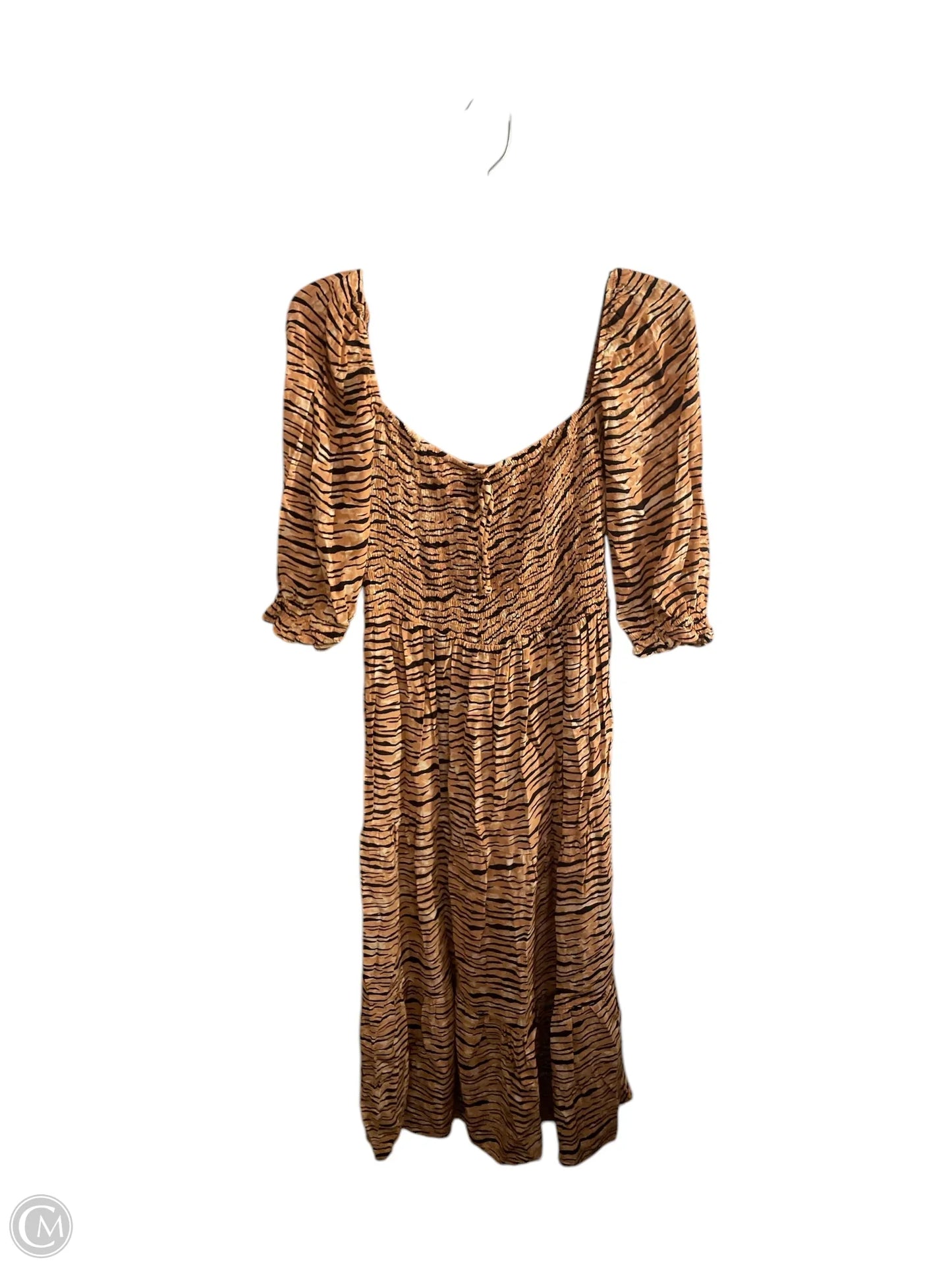 Dress Casual Midi By Faithfull The Brand In Animal Print, Size: 4