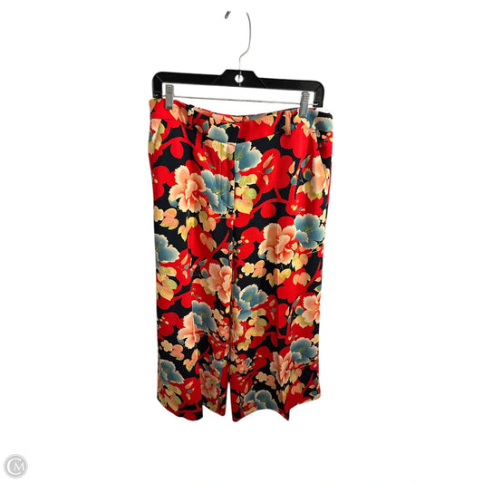 Pants Wide Leg By Loft In Red, Size: 10