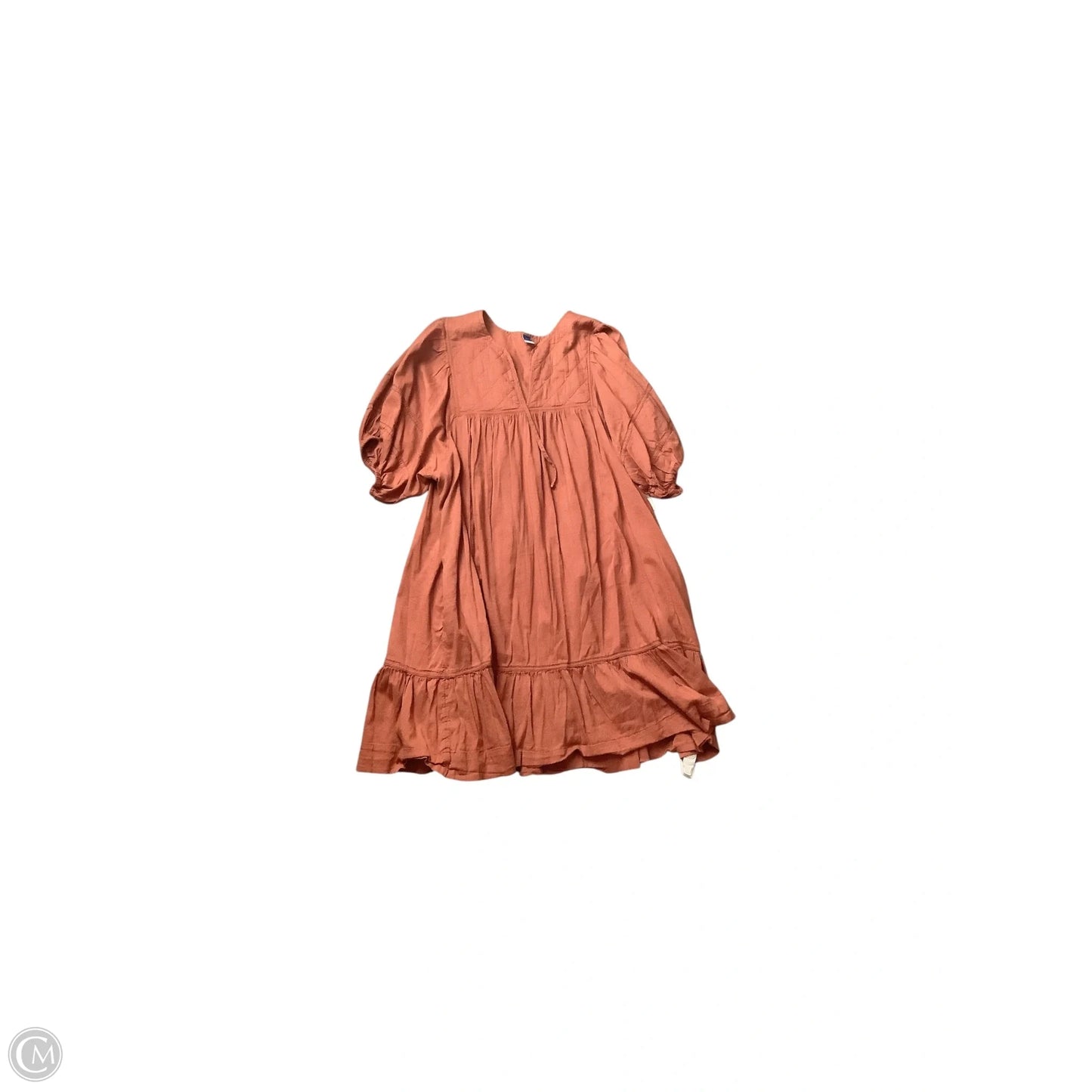 Dress Casual Midi By Old Navy In Orange, Size: Xxl