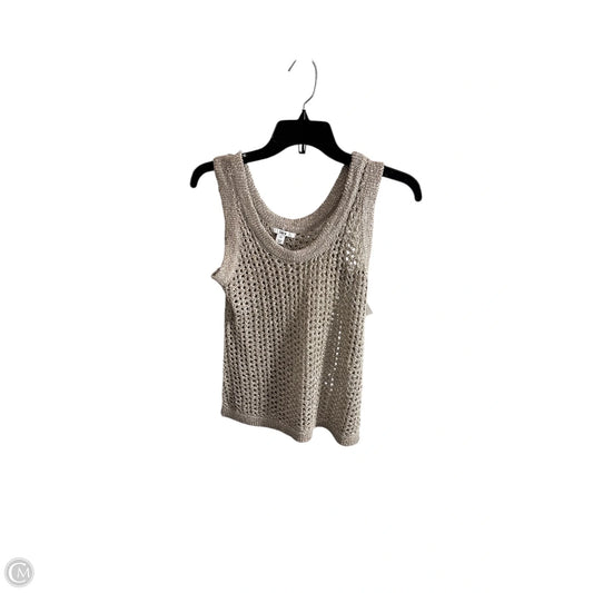 Top Sleeveless By Bar Iii In Gold, Size: Xs