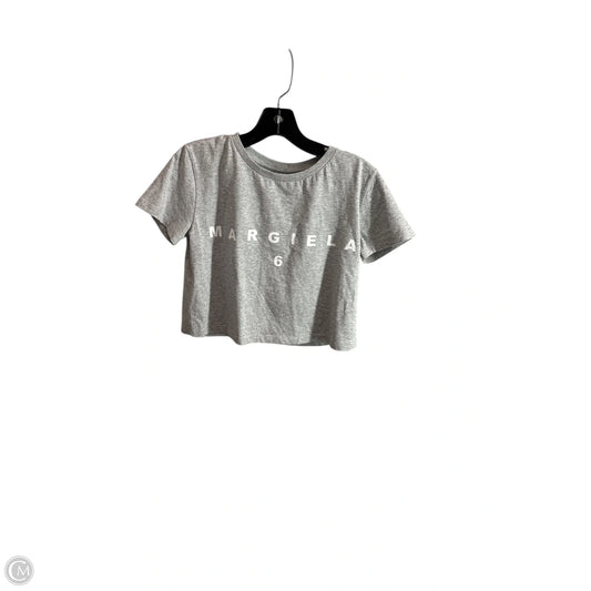 Top Short Sleeve Basic By Cma In Grey, Size: S