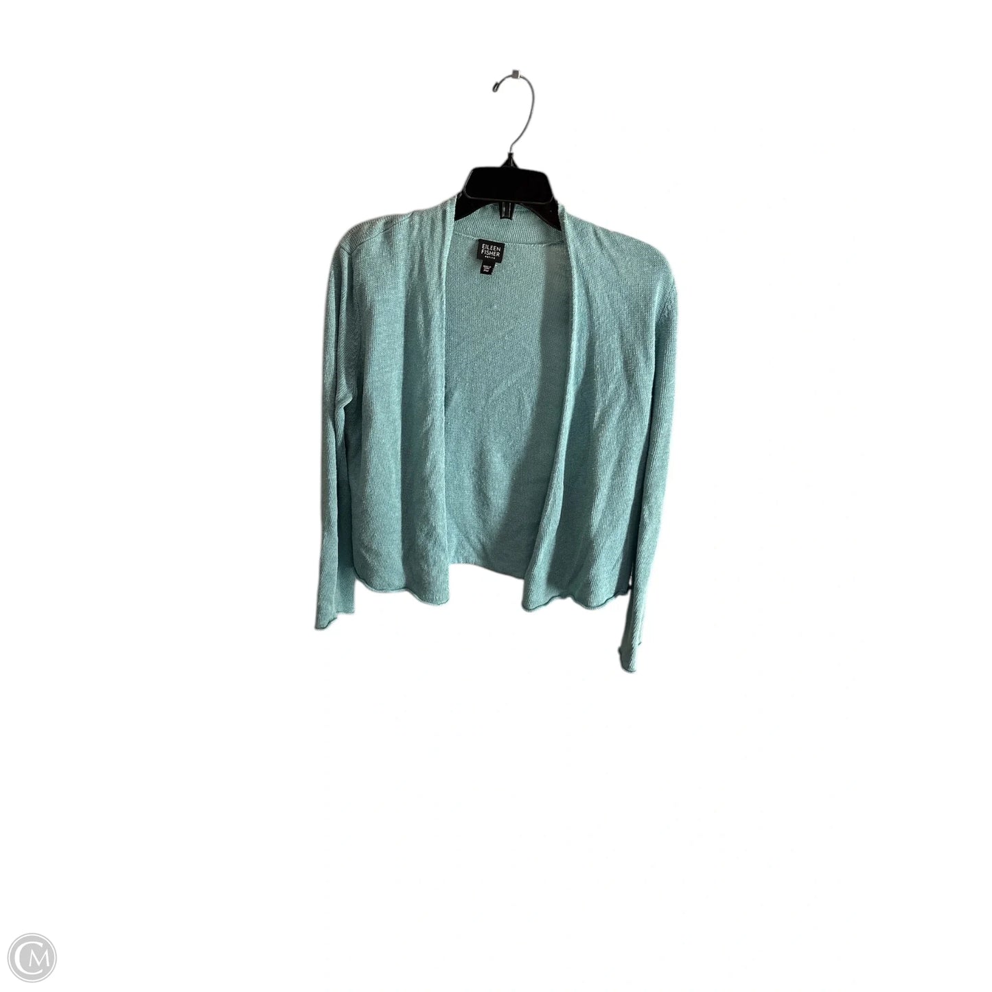 Top Long Sleeve By Eileen Fisher In Aqua, Size: Mp