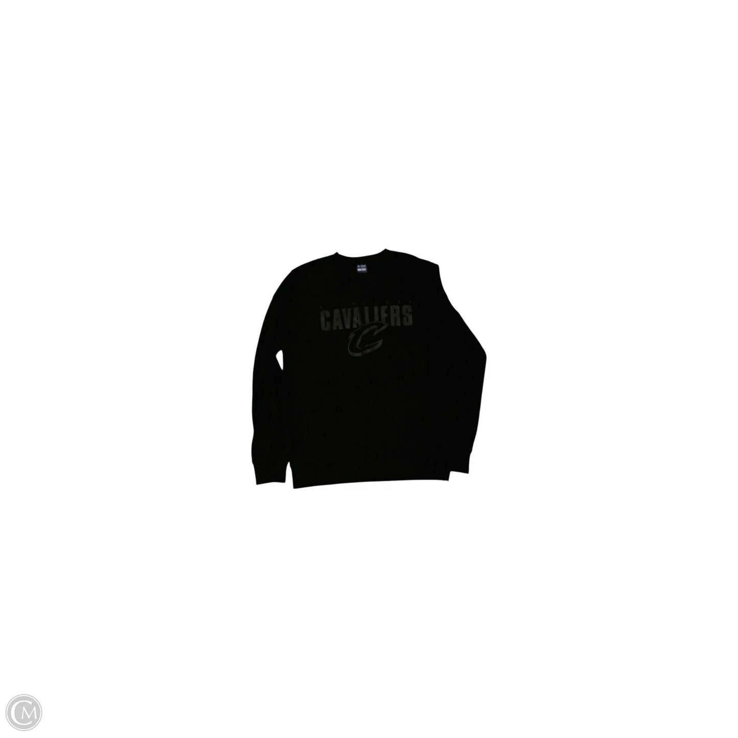 Sweatshirt Crewneck By Clothes Mentor In Black, Size: M