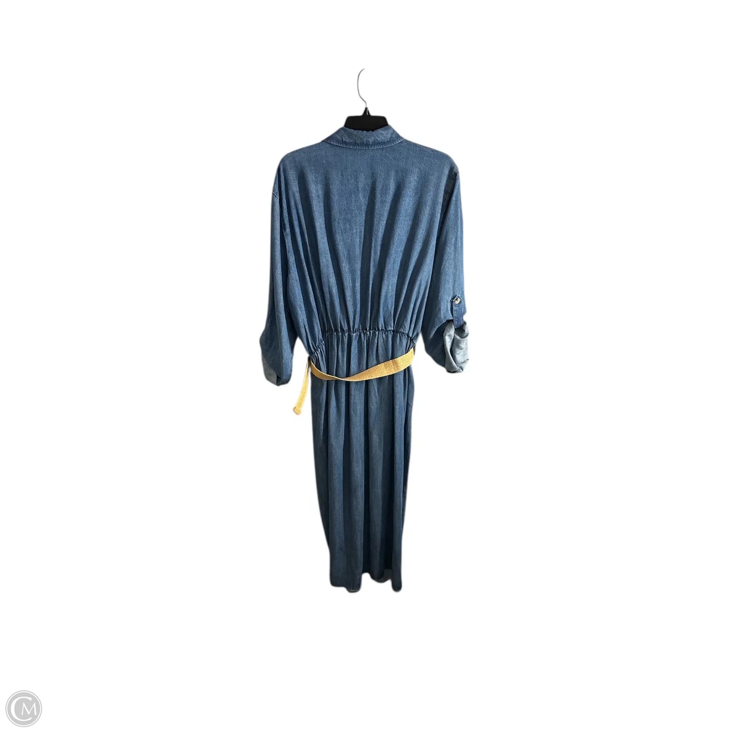 Dress Casual Maxi By Falls Creek In Blue Denim, Size: 2x