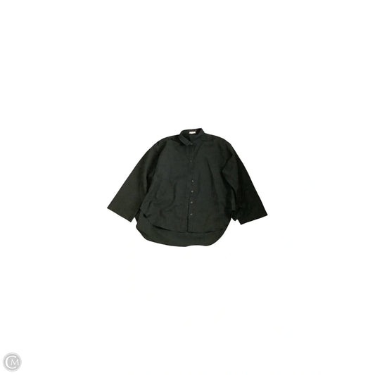 Jacket Shirt By Good American In Black, Size: 0