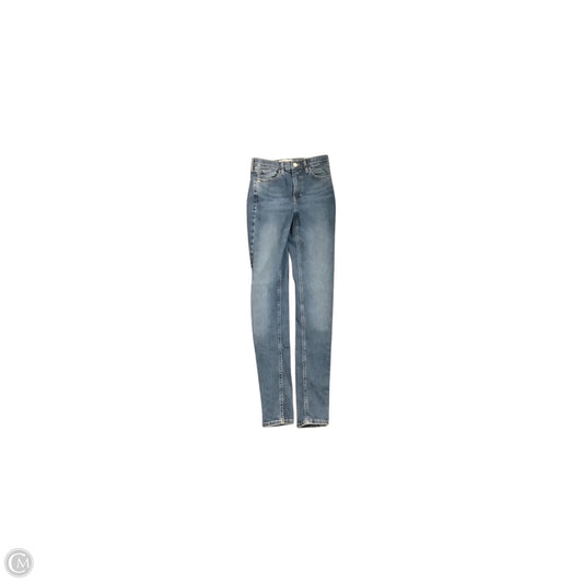 Jeans Skinny By Top Shop In Blue, Size: 6