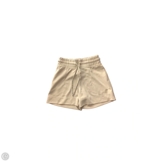 Athletic Shorts By Lululemon In Tan, Size: 4