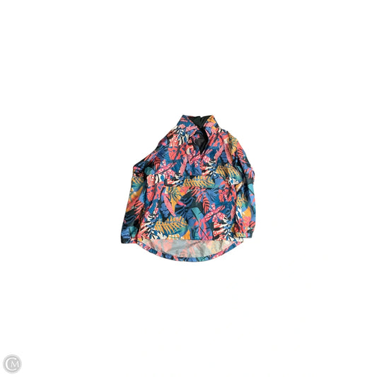 Jacket Windbreaker By Lauren James In Multi-colored, Size: S