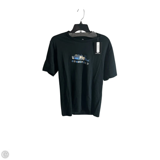 Top Short Sleeve Basic By Converse In Black, Size: M