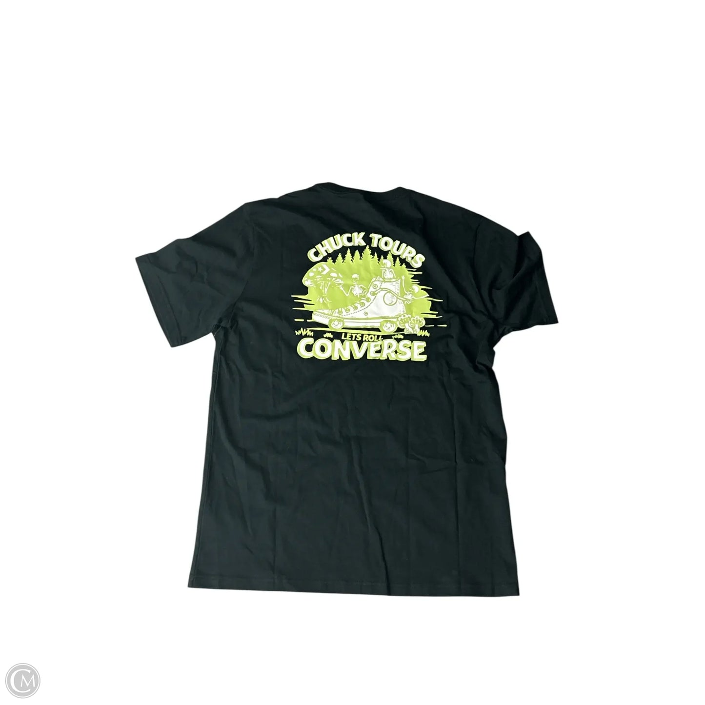 Top Short Sleeve Basic By Converse In Black, Size: M