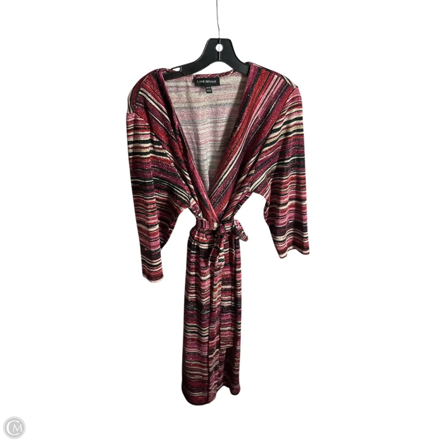 Dress Casual Midi By Lane Bryant In Red, Size: 1x
