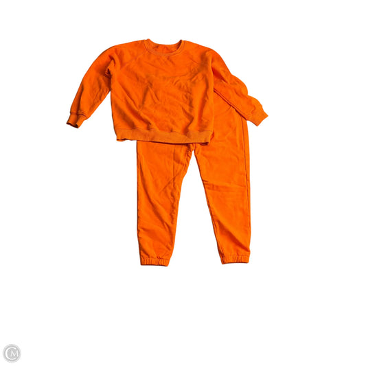 Pants Set 2pc By Clothes Mentor In Orange, Size: L