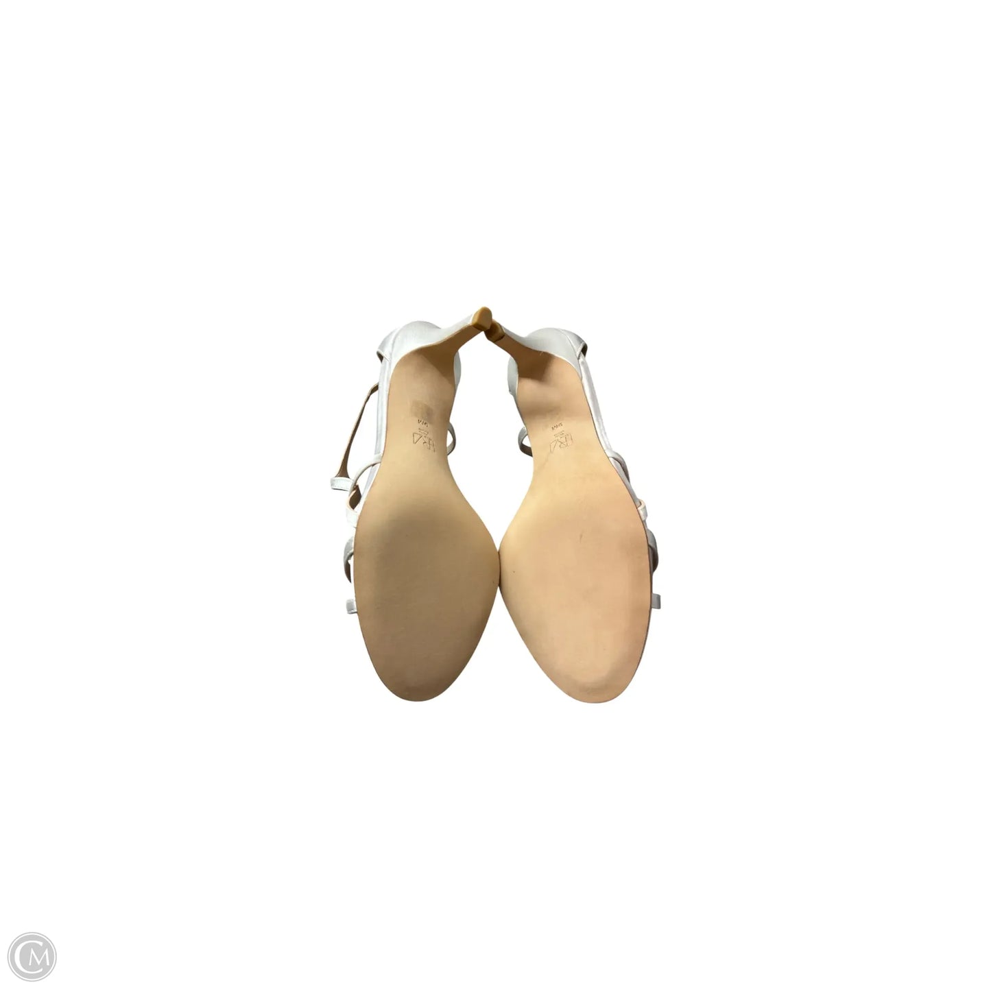 Shoes Heels Kitten By Clothes Mentor In White, Size: 9