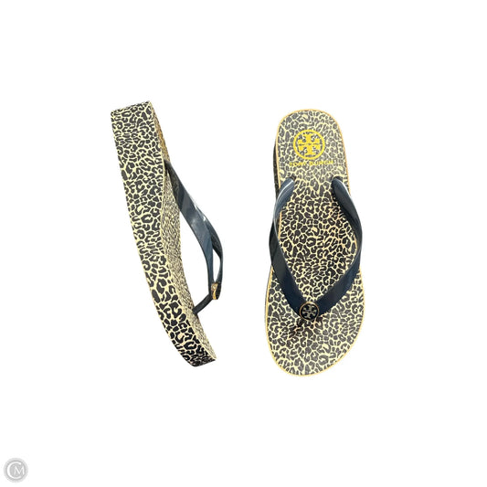 Sandals Designer By Tory Burch In Animal Print, Size: 9